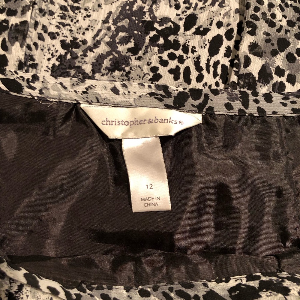 Christopher and Banks lined skirt